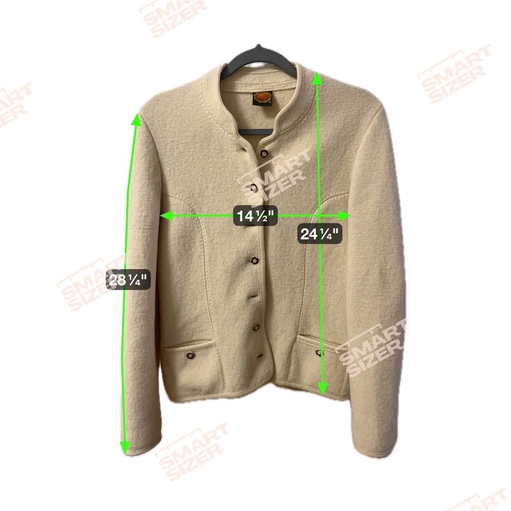 Walbusch Tiroler 100% Wool Cropped Jacket EU 40 - Picture 8 of 11